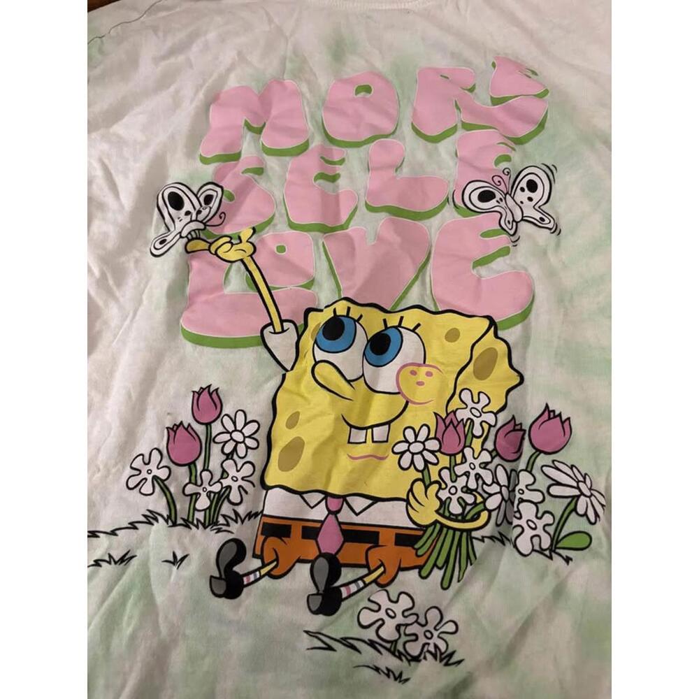 Spongebob “More Self Love” Graphic Tee – Size XS